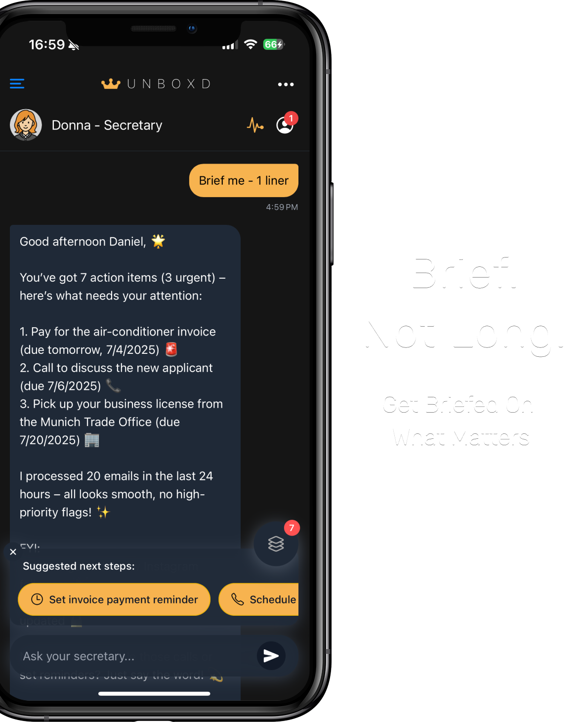 Chat with Maya Secretary